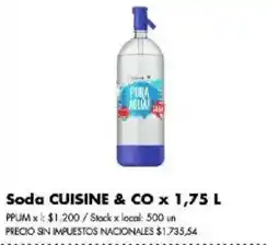 Disco Soda Cuisine & Co oferta