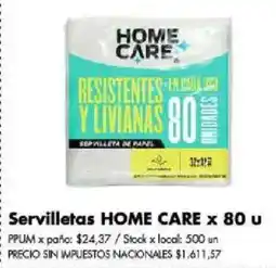 Disco Home care servilletas oferta