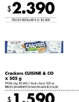 Disco Cuisine & Co crackers oferta