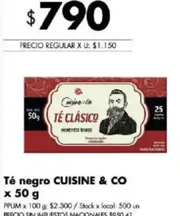 Disco Cuisine & Co té negro oferta