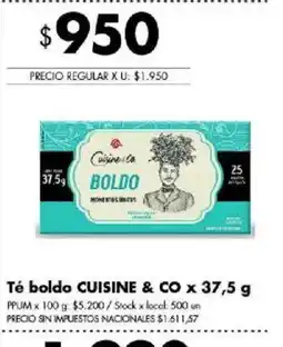 Disco Cuisine & Co té boldo oferta