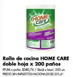 Disco Home care rollo de cocina doble hoja oferta