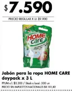 Disco Home care jabón para la ropa oferta