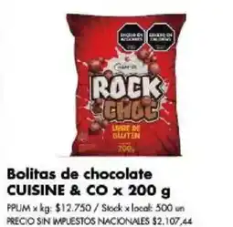 Disco Cuisine & Co bolitas de chocolate oferta