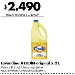 Disco Ayudín lavandina original oferta