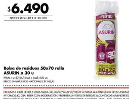 Disco Asurin bolsa de residuos 50x70 rollo oferta
