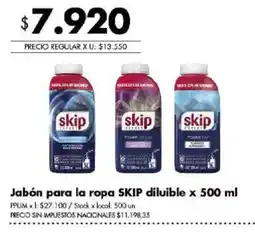 Disco Skip jabón para la ropa diluible oferta