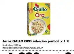 Disco Gallo arroz oro selección parboil oferta