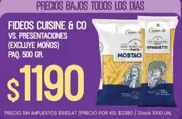 Supermercados Vea Fideos cuisine & co oferta