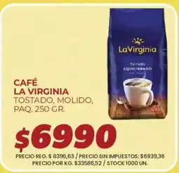 Supermercados Vea La virginia café oferta