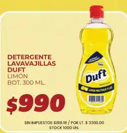 Supermercados Vea Duft detergente lavavajillas limón oferta