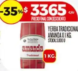 Supermercados DIA Amanda yerba tradicional oferta