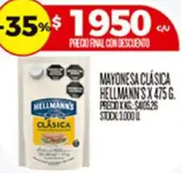 Supermercados DIA Hellmann's mayonesa clásica oferta