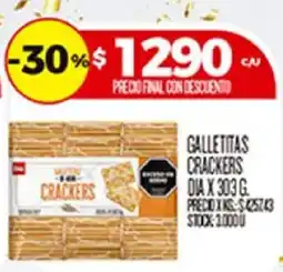 Supermercados DIA Galletitas crackers oferta