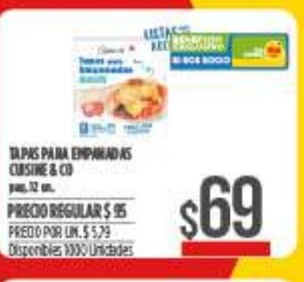 Supermercados Vea Tapas Para Empanadas Cuisine & Co oferta