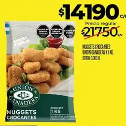 Supermercados DIA Union ganadera nuggets crocantes oferta