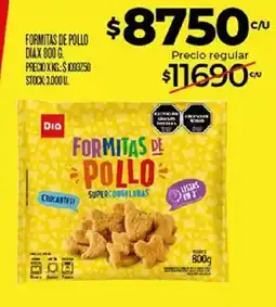 Supermercados DIA Dia formitas de pollo oferta