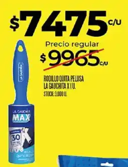 Supermercados DIA La gauchita rodillo quita pelusa oferta