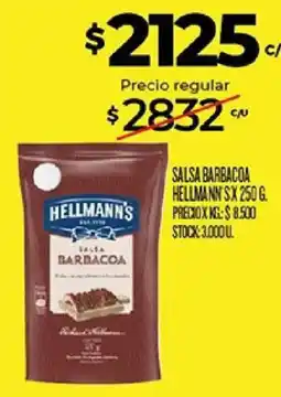 Supermercados DIA Hellmann's salsa barbacoa oferta