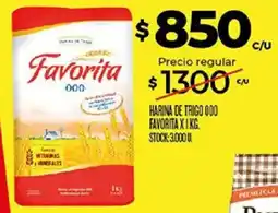 Supermercados DIA Favorita harina de trigo 000 oferta