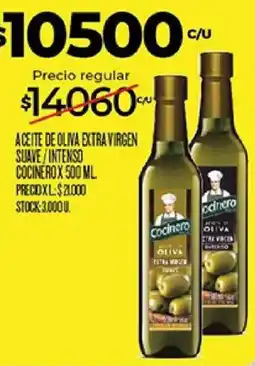 Supermercados DIA Cocinero aceite de oliva extra virgen suave/intenso oferta