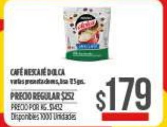 Supermercados Vea Café Nescafé Dolca oferta