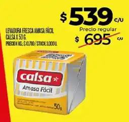 Supermercados DIA Calsa levadura fresca amasa fácil oferta