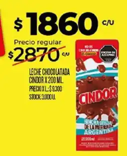 Supermercados DIA Cindor leche chocolatada oferta