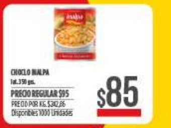 Supermercados Vea Choclo Inalpa. oferta