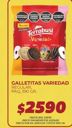 Supermercados Vea Terrabusi galletitas variedad oferta