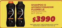 Supermercados Vea Plusbelle shampoo o acondicionador restauración oferta