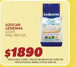 Supermercados Vea Ledesma azúcar light oferta