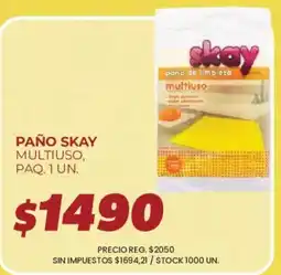 Supermercados Vea Skay paño de limpieza multiuso oferta