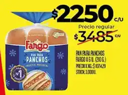 Supermercados DIA Fargo pan para panchos oferta