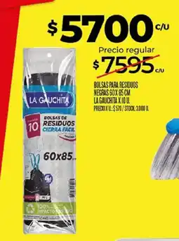 Supermercados DIA La gauchita bolsas de residuos oferta