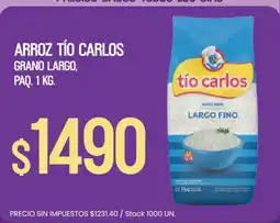 Supermercados Vea Tío carlos arroz tío carlos grano largo oferta