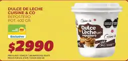 Supermercados Vea Cuisine & Co dulce de leche repostero oferta