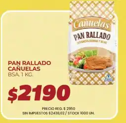 Supermercados Vea Cañuelas pan rallado oferta