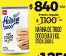 Supermercados DIA Harina de trigo 0000 oferta