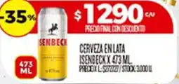 Supermercados DIA Isenbeck cerveza en lata oferta