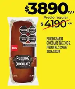 Supermercados DIA Dia pudding sabor chocolate oferta