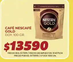 Supermercados Vea Nescafe cafe gold oferta