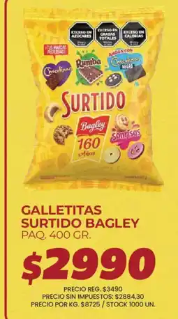 Supermercados Vea Bagley galletitas surtido oferta