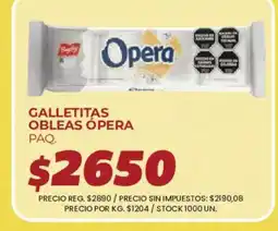 Supermercados Vea Breyers galletitas obleas ópera oferta
