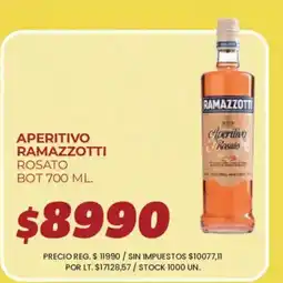 Supermercados Vea Ramazzotti aperitivo rosato oferta
