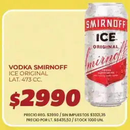 Supermercados Vea Smirnoff vodka ice original oferta