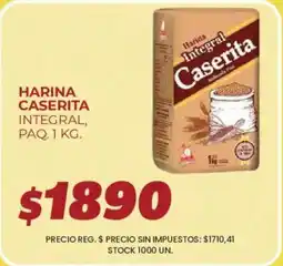 Supermercados Vea Caserita harina integral oferta