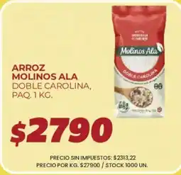 Supermercados Vea Molinos ala arroz doble carolina oferta