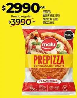 Supermercados DIA Malu prepizza con salsa de tomate oferta