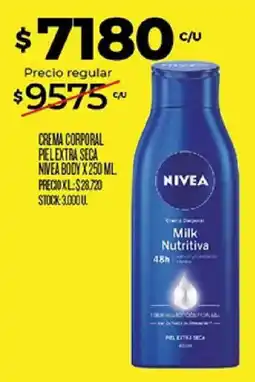 Supermercados DIA Nivea crema corporal milk nutritiva oferta